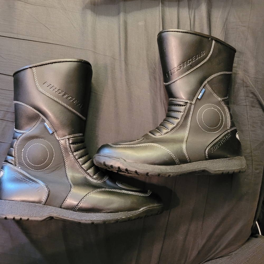 First Geat motorcycle boots size 10 like new